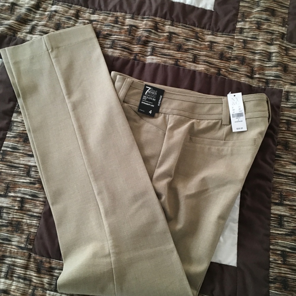 NTW NY&C 7th avenue barely bootcut dress pants